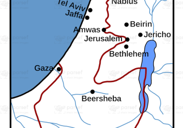 The Land Of Israel In Genesis Map Bible History Maps