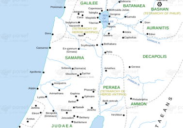 Matthew Divisions of Herods Kingdom Map body thumb image
