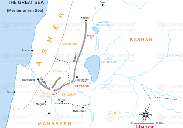 Ezra the Persian Empire Map | Bible History Maps