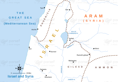 Israel and Syria Map body thumb image