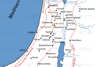 Israel in Old Testament Times Map body thumb image