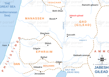 Jabesh Gilead Map body thumb image