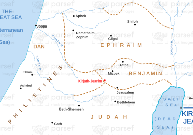 Kirjath Jearim Map body thumb image