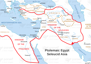 Ptolemaic Egypt Seleucid Asia Map body thumb image