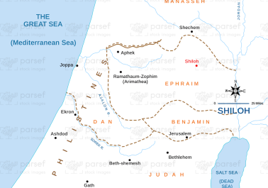 I Samuel Shiloh Map body thumb image