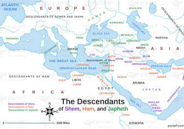 Genesis Kingdom of Nimrod Map | Bible History Maps