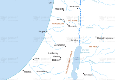 Jordan River During Abraham’s Time Map body thumb image