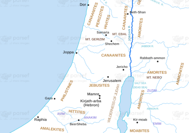 The Land of Israel in Genesis Map body thumb image