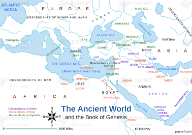 Ancient World of Genesis Map body thumb image