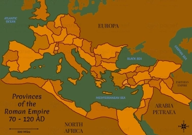 Provinces of the Roman Empire 70 – 120 AD Map body thumb image
